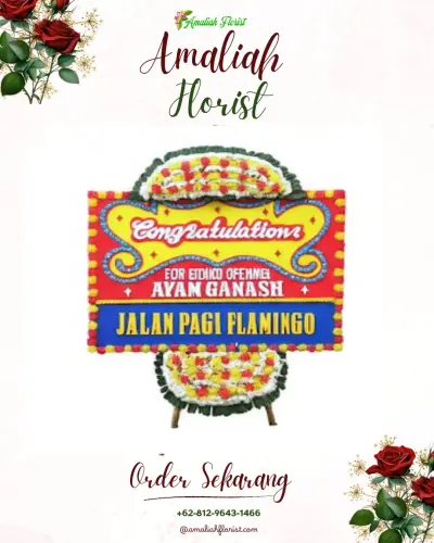 Bunga Papan Congratulation di Mo'awo